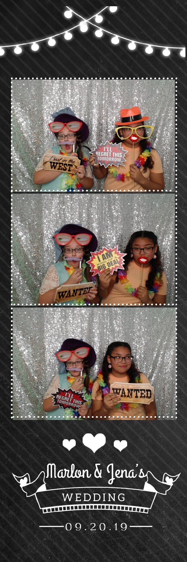 Jena and Marlon's Wedding | View more photos from the event at gallery.photoboothbillings.com/u/PhotoBoothBillings/Jena-and-Marlons-Wedding
